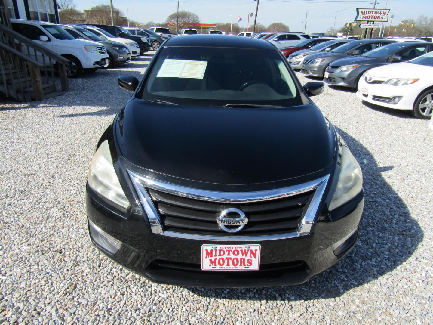 2013 Black Nissan Altima 2.5 S (1N4AL3AP1DC) with an 2.5L L4 DOHC 16V engine, Automatic transmission, located at 15016 S Hwy 231, Midland City, AL, 36350, (334) 983-3001, 31.306210, -85.495277 - Photo#1