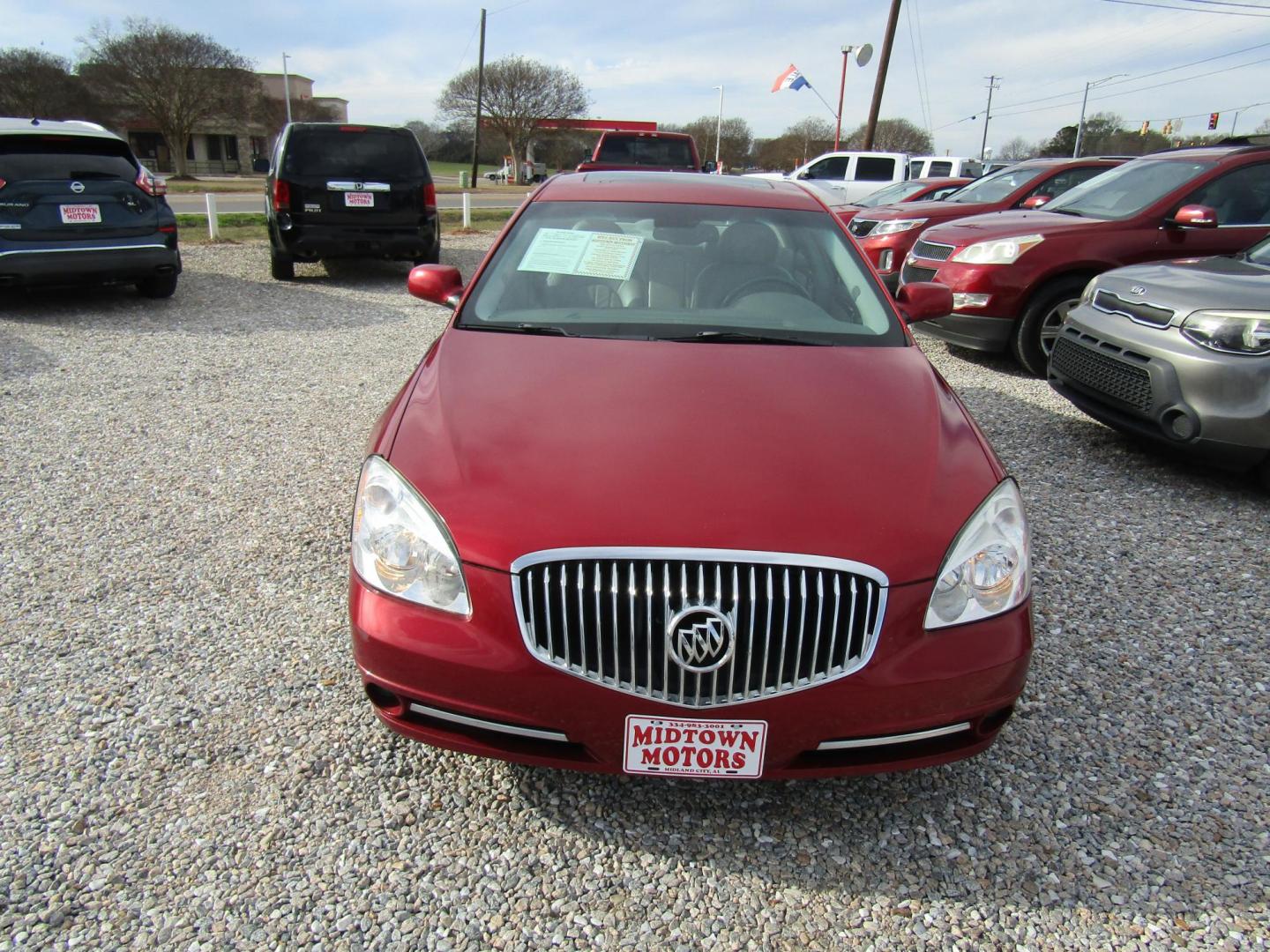 2010 Red Buick Lucerne CXL (1G4HC5EM3AU) with an 3.9L V6 OHV 12V engine, Automatic transmission, located at 15016 S Hwy 231, Midland City, AL, 36350, (334) 983-3001, 31.306210, -85.495277 - Photo#1