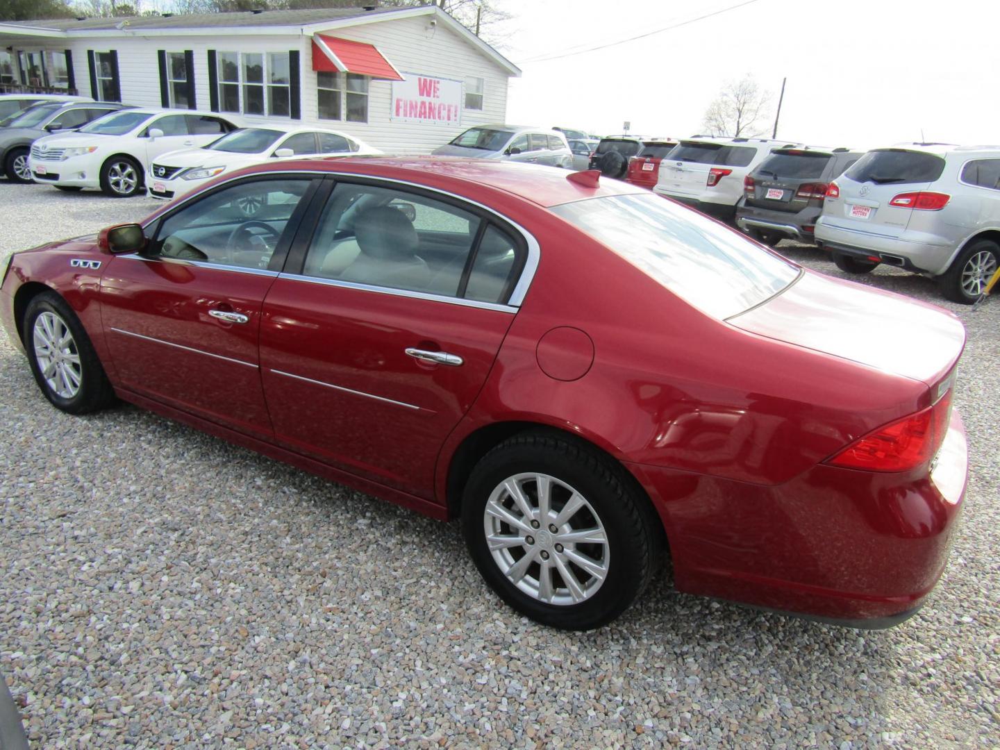 2010 Red Buick Lucerne CXL (1G4HC5EM3AU) with an 3.9L V6 OHV 12V engine, Automatic transmission, located at 15016 S Hwy 231, Midland City, AL, 36350, (334) 983-3001, 31.306210, -85.495277 - Photo#5