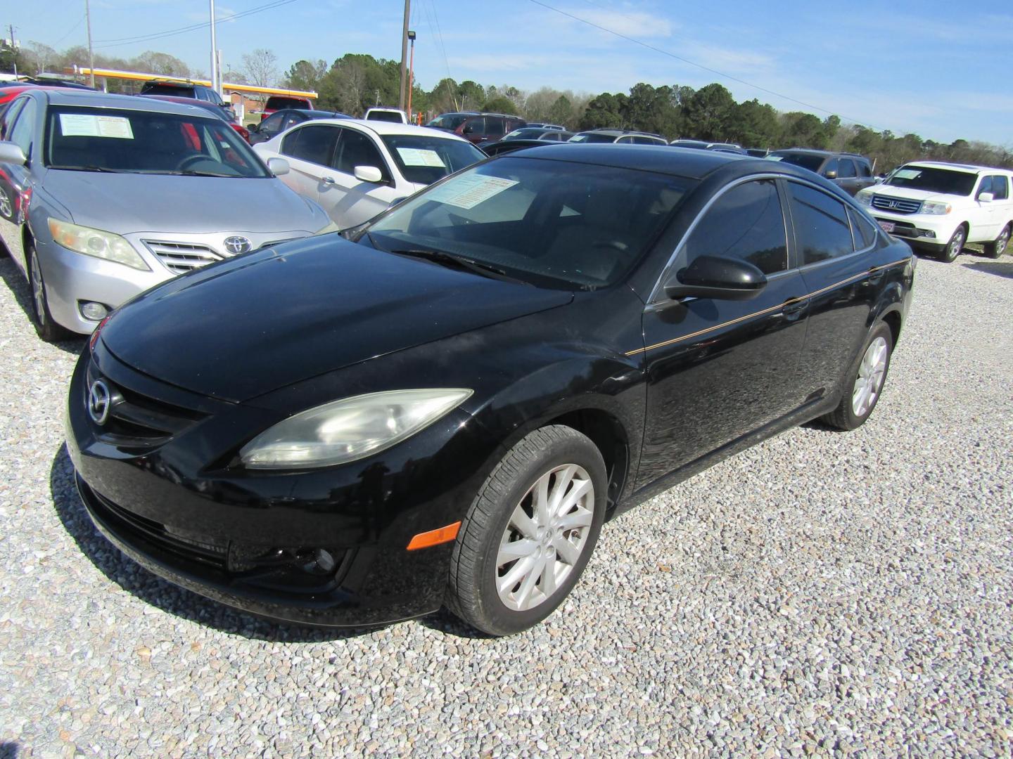 2012 Black Mazda MAZDA6 I Touring (1YVHZ8DH7C5) with an 2.5L L4 DOHC 16V engine, Automatic transmission, located at 15016 S Hwy 231, Midland City, AL, 36350, (334) 983-3001, 31.306210, -85.495277 - Photo#2