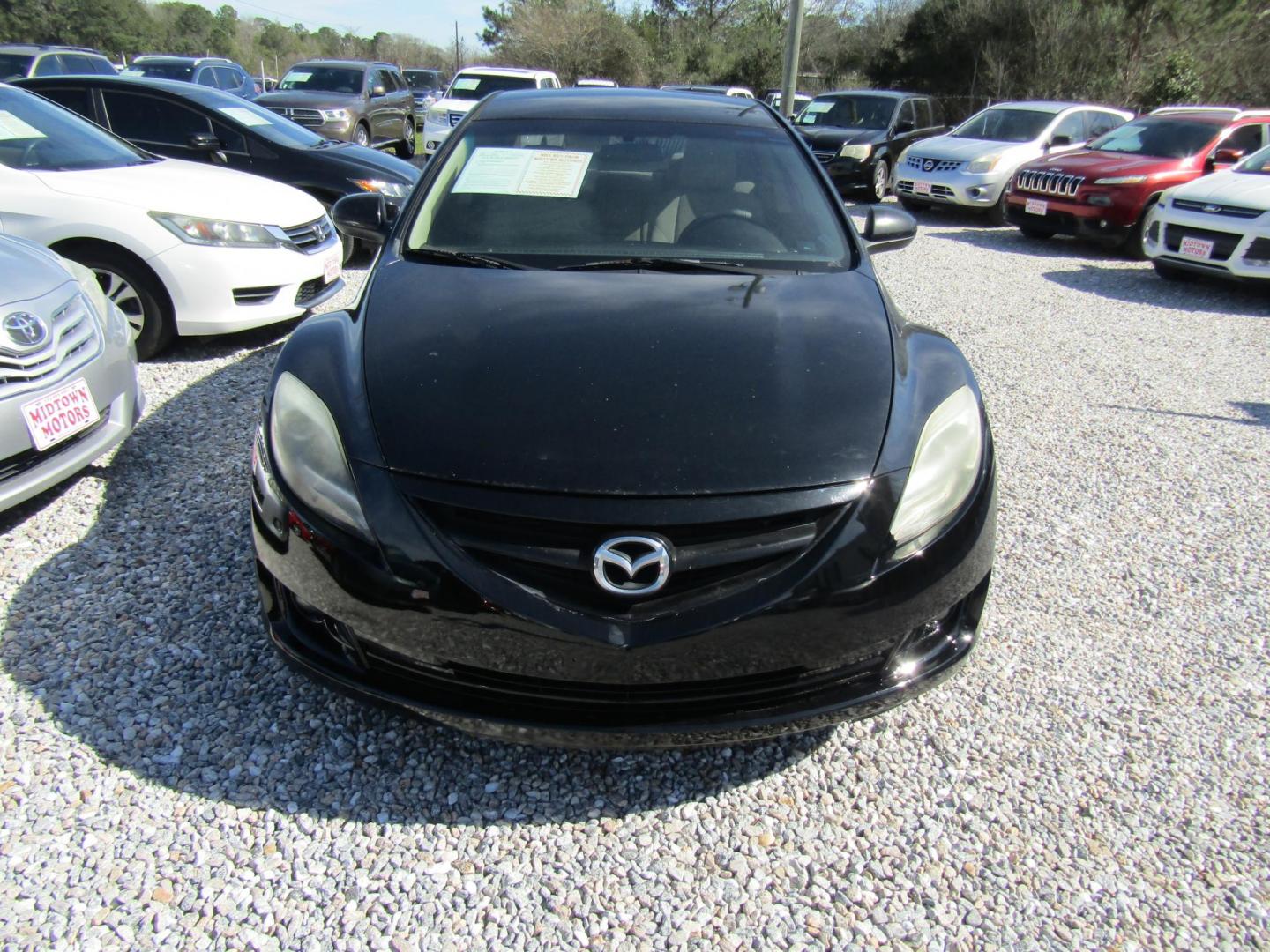 2012 Black Mazda MAZDA6 I Touring (1YVHZ8DH7C5) with an 2.5L L4 DOHC 16V engine, Automatic transmission, located at 15016 S Hwy 231, Midland City, AL, 36350, (334) 983-3001, 31.306210, -85.495277 - Photo#1