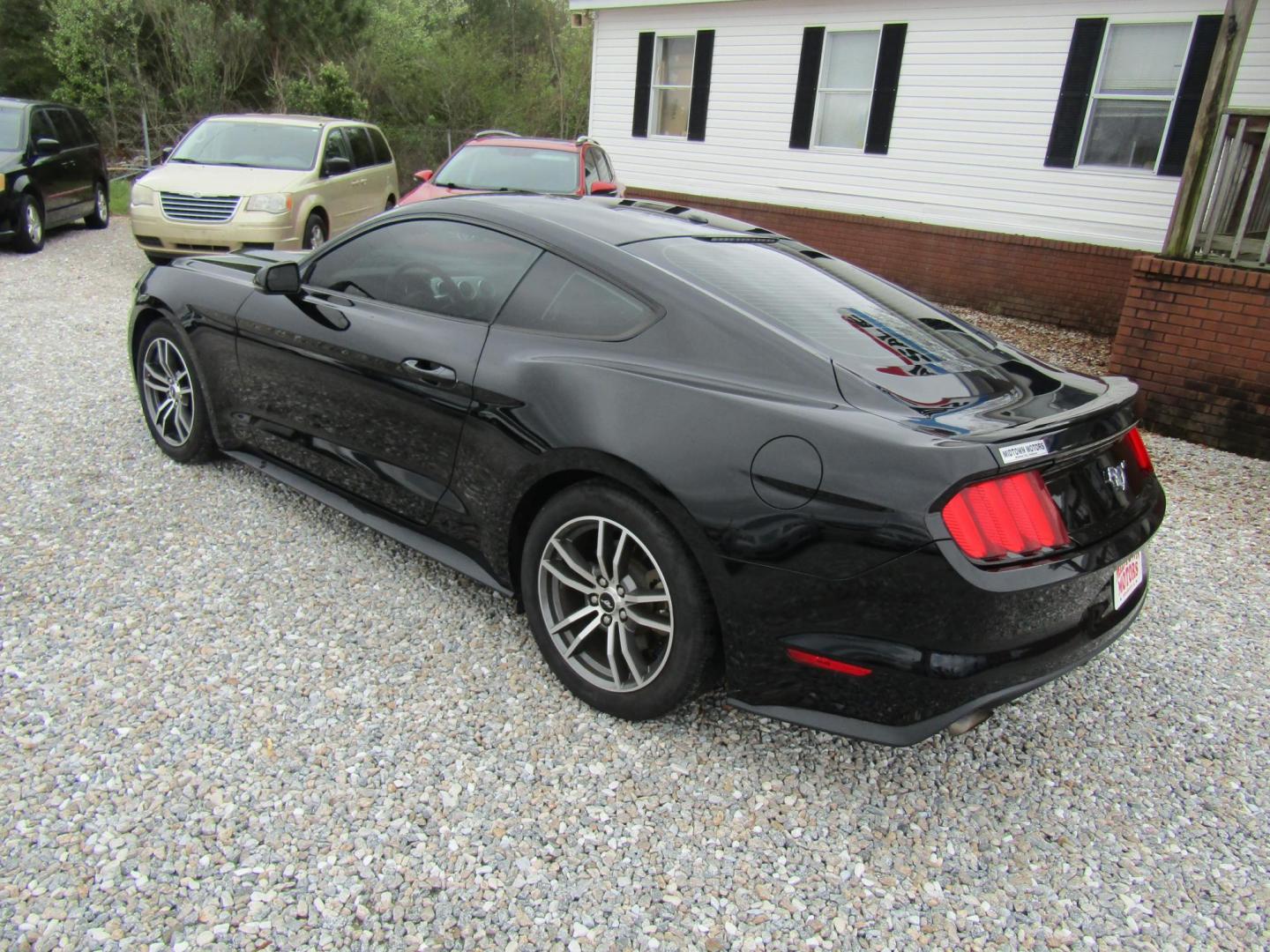 2017 Black Ford Mustang EcoBoost Coupe (1FA6P8TH5H5) with an 2.3L L4 DOHC 16V engine, Automatic transmission, located at 15016 S Hwy 231, Midland City, AL, 36350, (334) 983-3001, 31.306210, -85.495277 - Photo#4