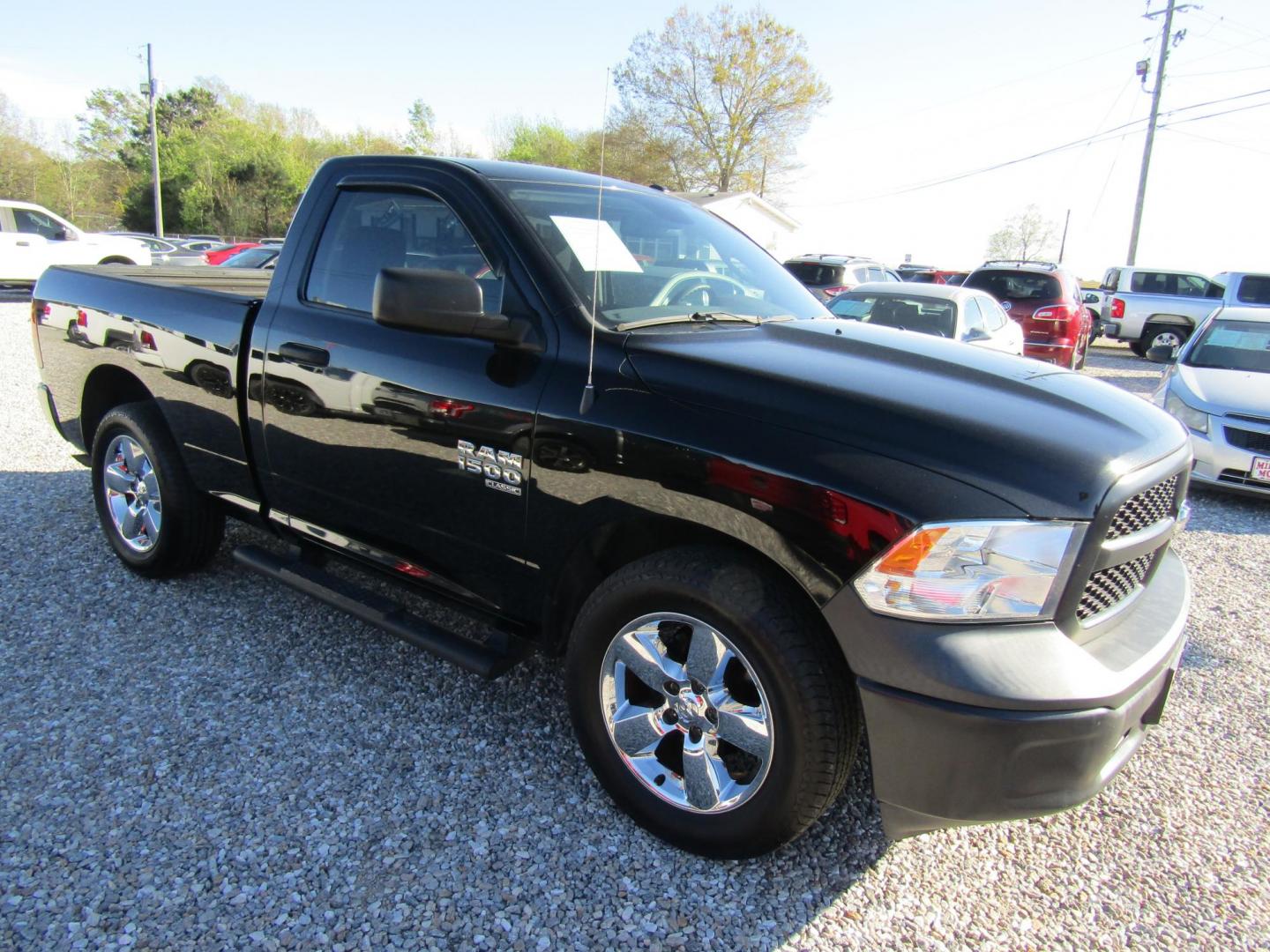 2020 Black RAM 1500 Classic Tradesman Regular Cab SWB 2WD (3C6JR6AG0LG) with an 3.6L V6 DOHC 24V FFV engine, Automatic transmission, located at 15016 S Hwy 231, Midland City, AL, 36350, (334) 983-3001, 31.306210, -85.495277 - Photo#0