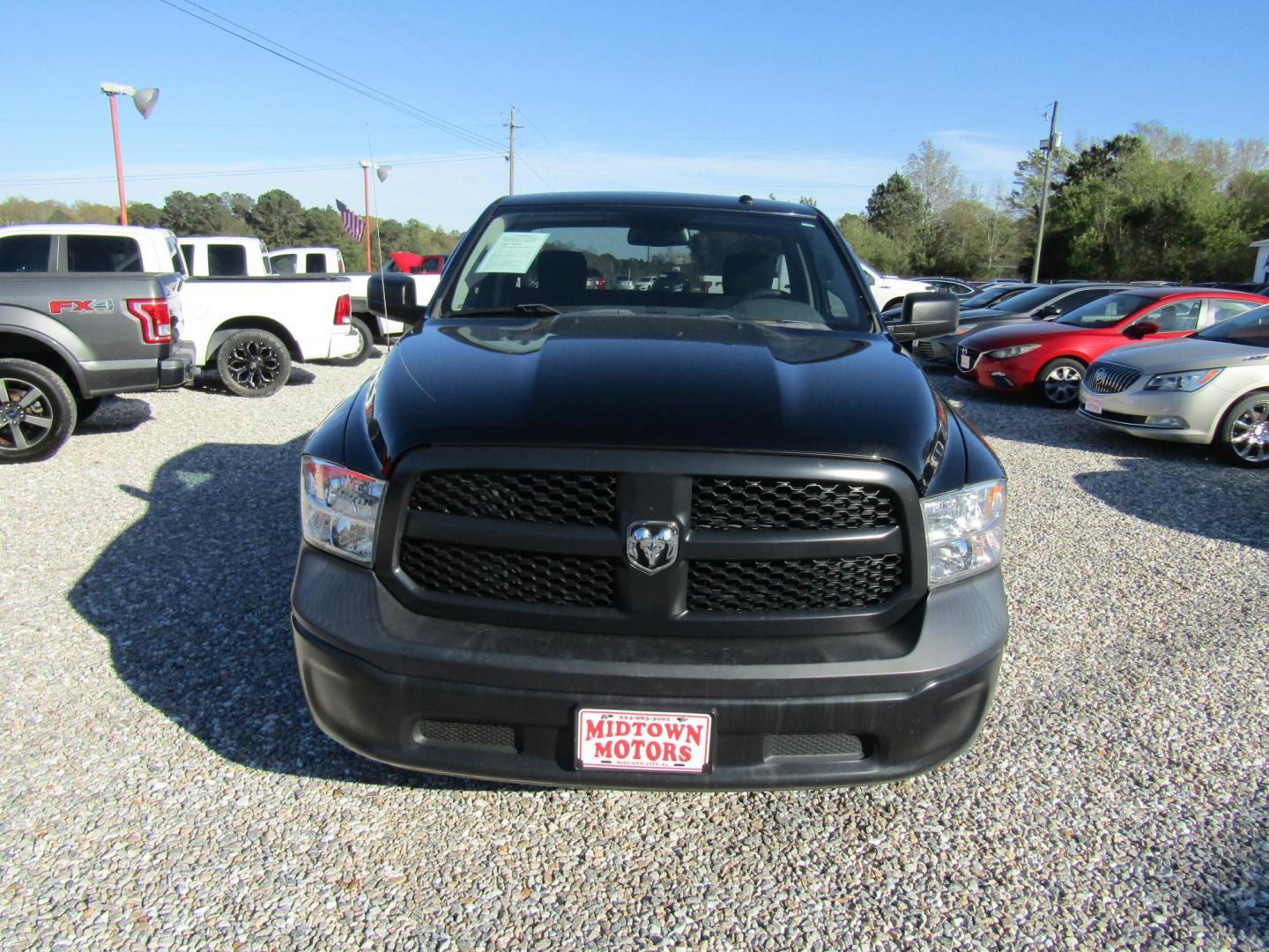 2020 Black RAM 1500 Classic Tradesman Regular Cab SWB 2WD (3C6JR6AG0LG) with an 3.6L V6 DOHC 24V FFV engine, Automatic transmission, located at 15016 S Hwy 231, Midland City, AL, 36350, (334) 983-3001, 31.306210, -85.495277 - Photo#1