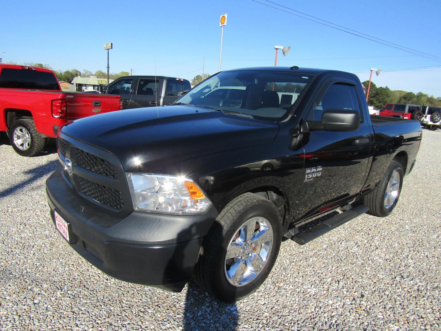 2020 Black RAM 1500 Classic Tradesman Regular Cab SWB 2WD (3C6JR6AG0LG) with an 3.6L V6 DOHC 24V FFV engine, Automatic transmission, located at 15016 S Hwy 231, Midland City, AL, 36350, (334) 983-3001, 31.306210, -85.495277 - Photo#2