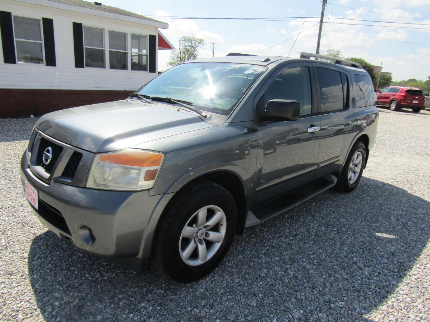 2014 Gray Nissan Armada SL 2WD (5N1BA0ND3EN) with an 5.6L V8 DOHC 32V FFV engine, 5-Speed Automatic transmission, located at 15016 S Hwy 231, Midland City, AL, 36350, (334) 983-3001, 31.306210, -85.495277 - Photo#2