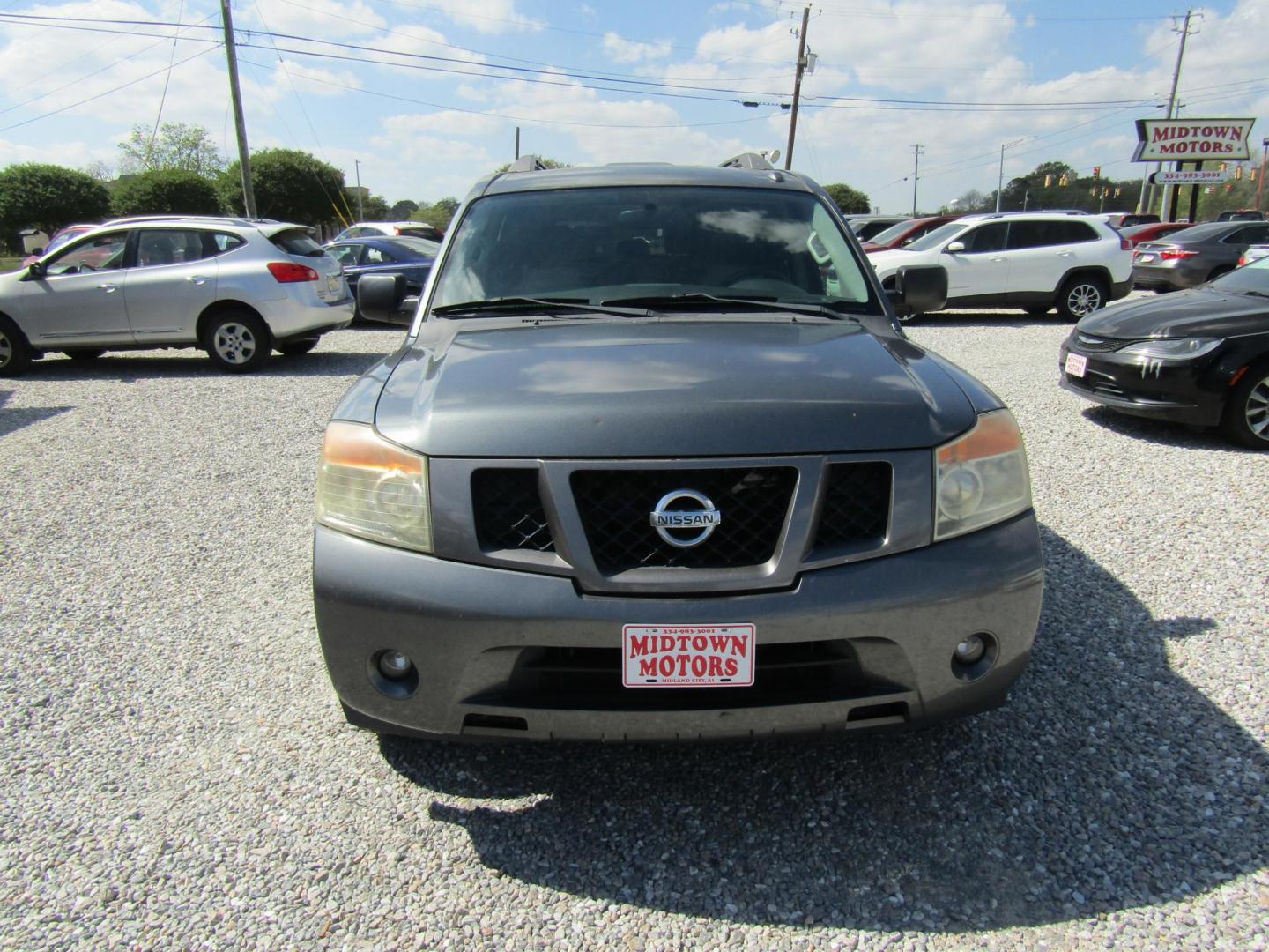 2014 Gray Nissan Armada SL 2WD (5N1BA0ND3EN) with an 5.6L V8 DOHC 32V FFV engine, 5-Speed Automatic transmission, located at 15016 S Hwy 231, Midland City, AL, 36350, (334) 983-3001, 31.306210, -85.495277 - Photo#1