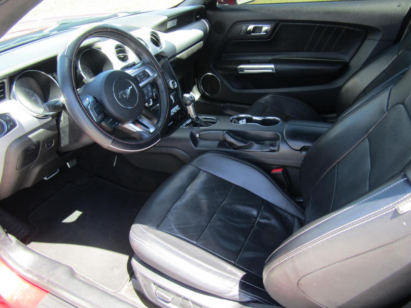 2017 Red Ford Mustang EcoBoost Coupe (1FA6P8TH8H5) with an 2.3L L4 DOHC 16V engine, Automatic transmission, located at 15016 S Hwy 231, Midland City, AL, 36350, (334) 983-3001, 31.306210, -85.495277 - Photo#3