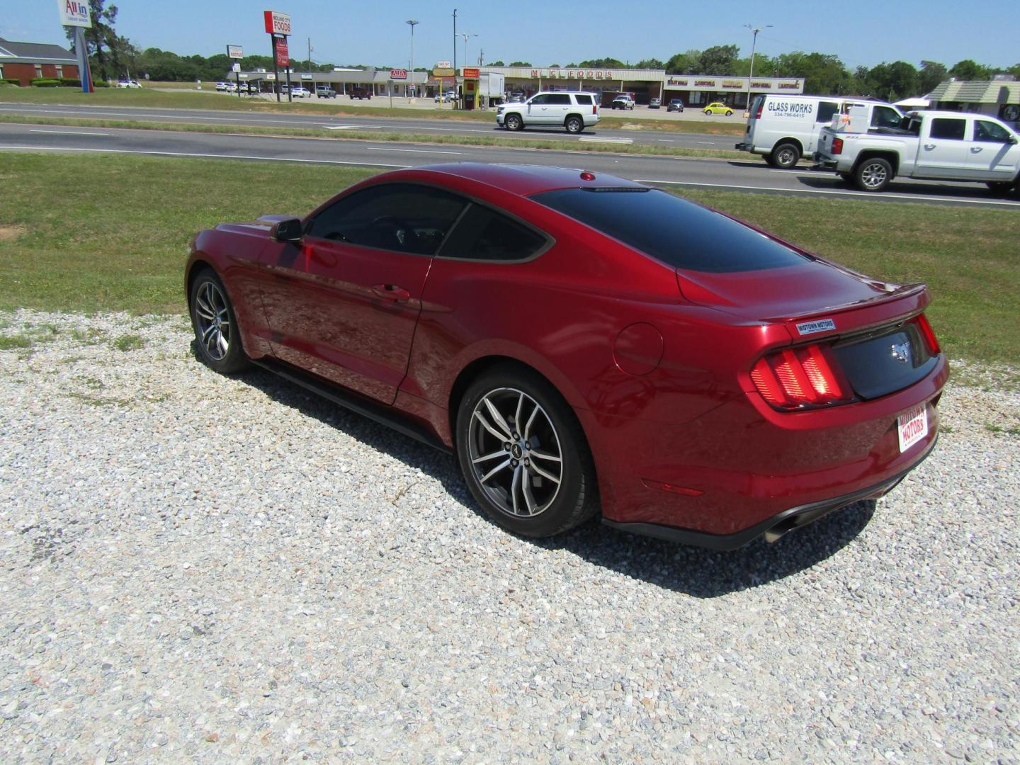 2017 Red Ford Mustang EcoBoost Coupe (1FA6P8TH8H5) with an 2.3L L4 DOHC 16V engine, Automatic transmission, located at 15016 S Hwy 231, Midland City, AL, 36350, (334) 983-3001, 31.306210, -85.495277 - Photo#4