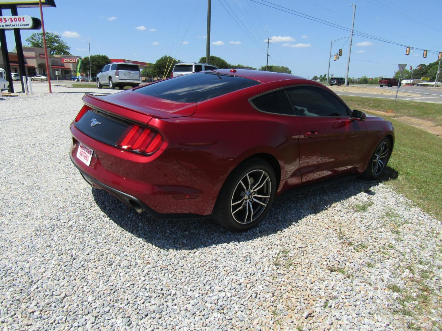 2017 Red Ford Mustang EcoBoost Coupe (1FA6P8TH8H5) with an 2.3L L4 DOHC 16V engine, Automatic transmission, located at 15016 S Hwy 231, Midland City, AL, 36350, (334) 983-3001, 31.306210, -85.495277 - Photo#6