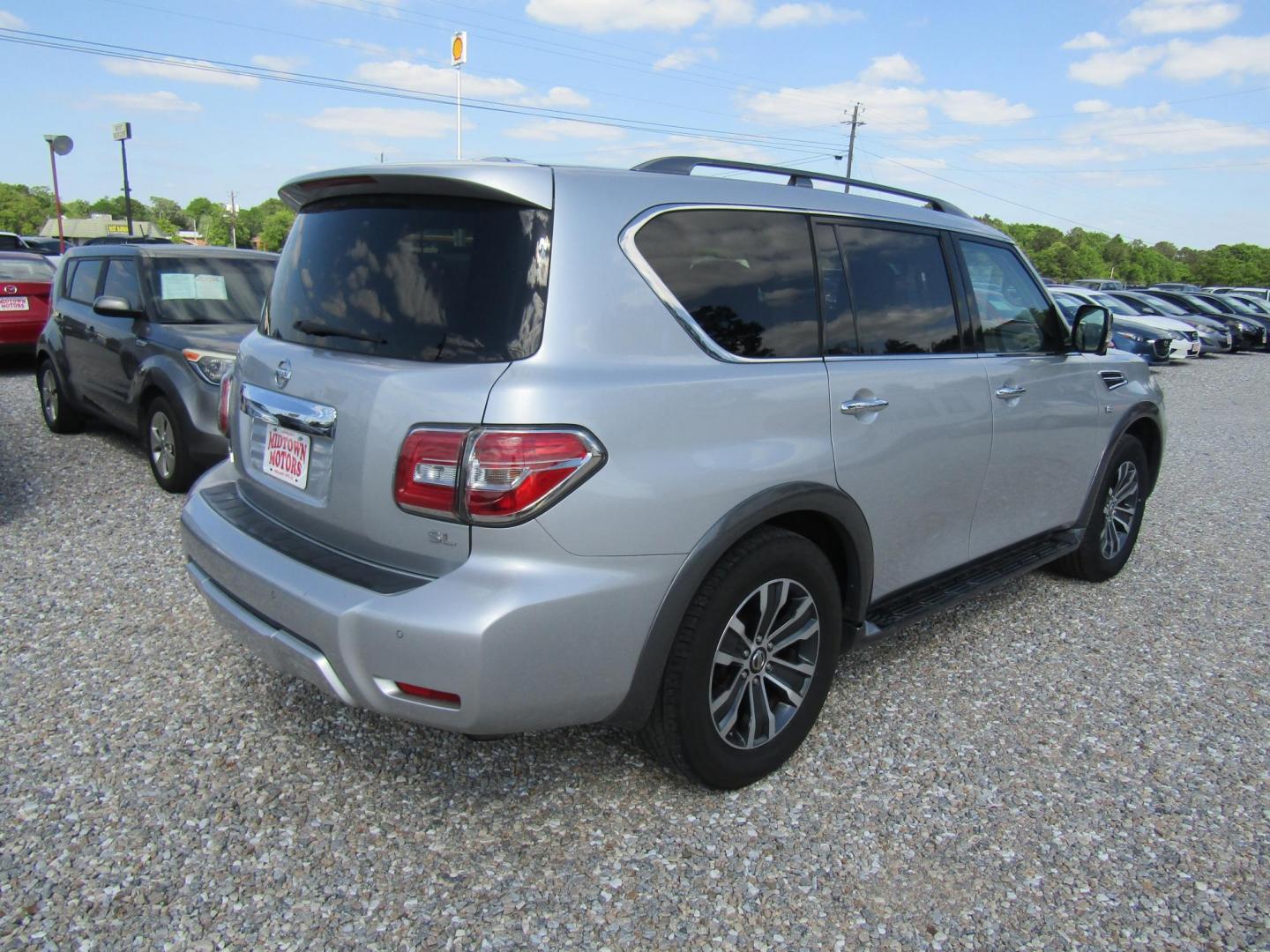 2018 Silver Nissan Armada Platinum 2WD (JN8AY2ND0J9) with an 5.6L V8 DOHC 32V engine, Automatic transmission, located at 15016 S Hwy 231, Midland City, AL, 36350, (334) 983-3001, 31.306210, -85.495277 - Photo#7