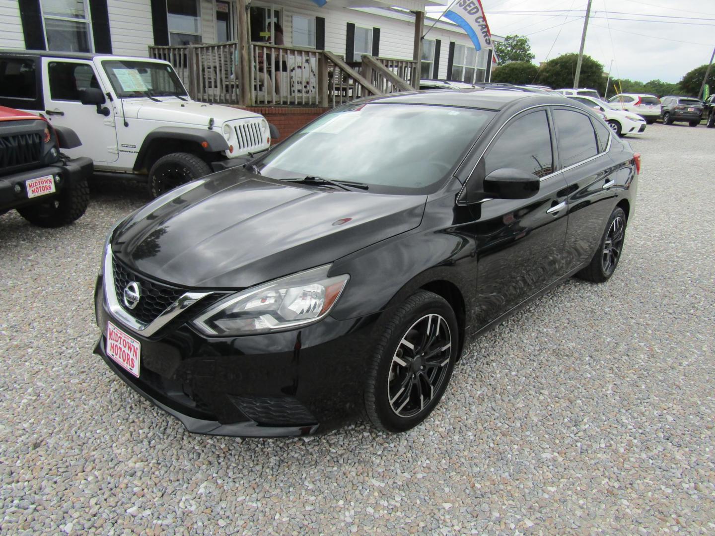 2019 Black Nissan Sentra S CVT (3N1AB7AP7KY) with an 1.8L L4 SFI DOHC 16V engine, Automatic transmission, located at 15016 S Hwy 231, Midland City, AL, 36350, (334) 983-3001, 31.306210, -85.495277 - Photo#1