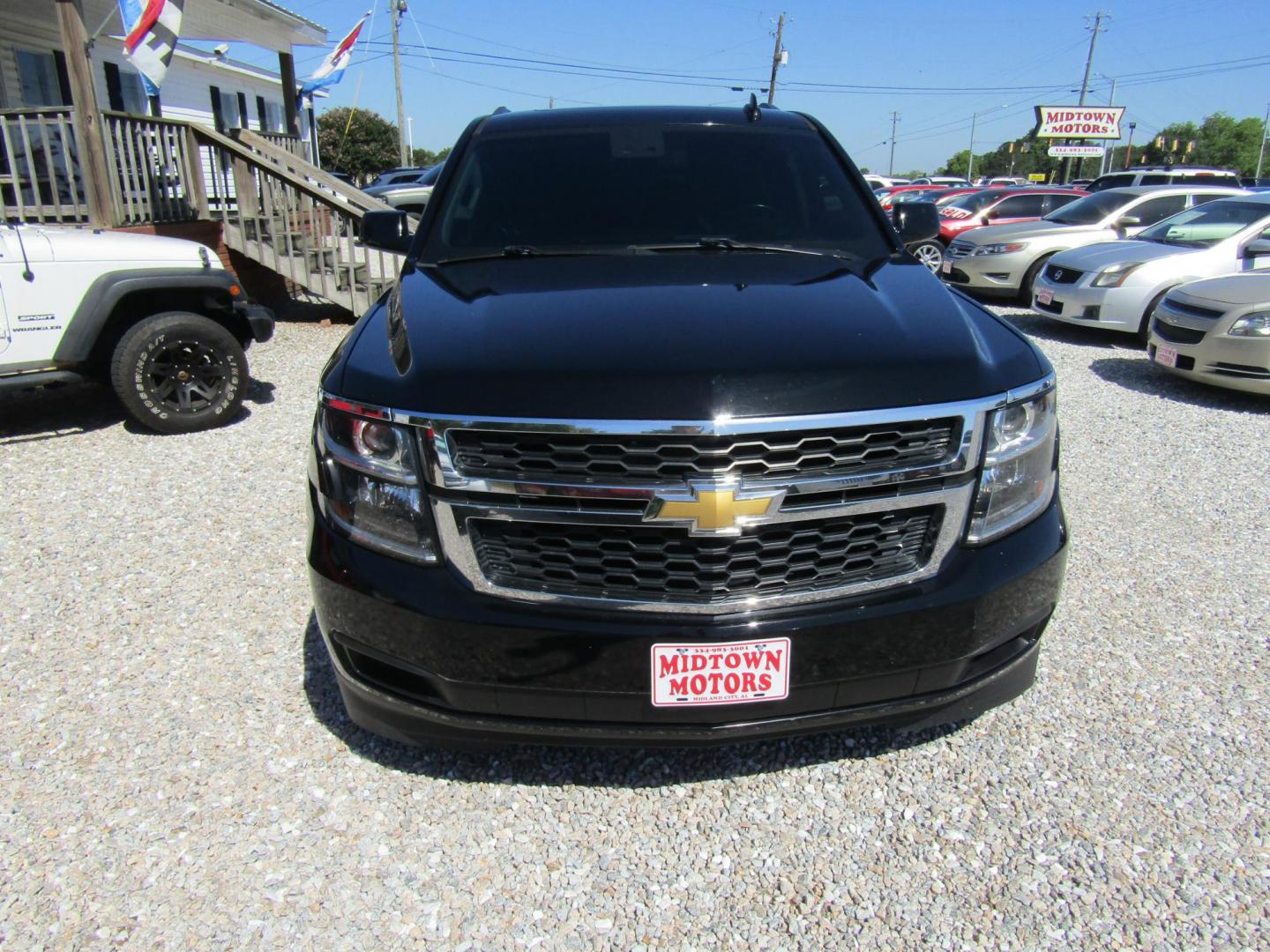 2018 Black Chevrolet Tahoe LT 2WD (1GNSCBKCXJR) with an 5.3L V8 OHV 16V engine, Automatic transmission, located at 15016 S Hwy 231, Midland City, AL, 36350, (334) 983-3001, 31.306210, -85.495277 - Photo#1