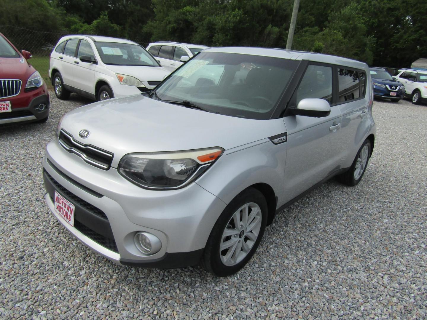 2018 Silver Kia Soul + (KNDJP3A53J7) with an 2.0L L4 DOHC 16V engine, Automatic transmission, located at 15016 S Hwy 231, Midland City, AL, 36350, (334) 983-3001, 31.306210, -85.495277 - Photo#2