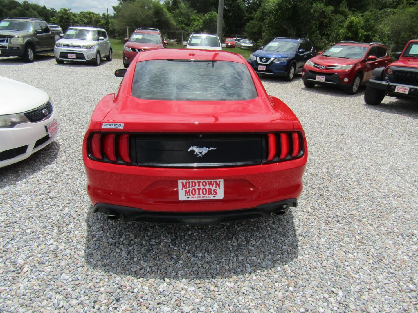 2019 Red Ford Mustang EcoBoost Coupe (1FA6P8TH7K5) with an 2.3L L4 DOHC 16V engine, Automatic transmission, located at 15016 S Hwy 231, Midland City, AL, 36350, (334) 983-3001, 31.306210, -85.495277 - Photo#5