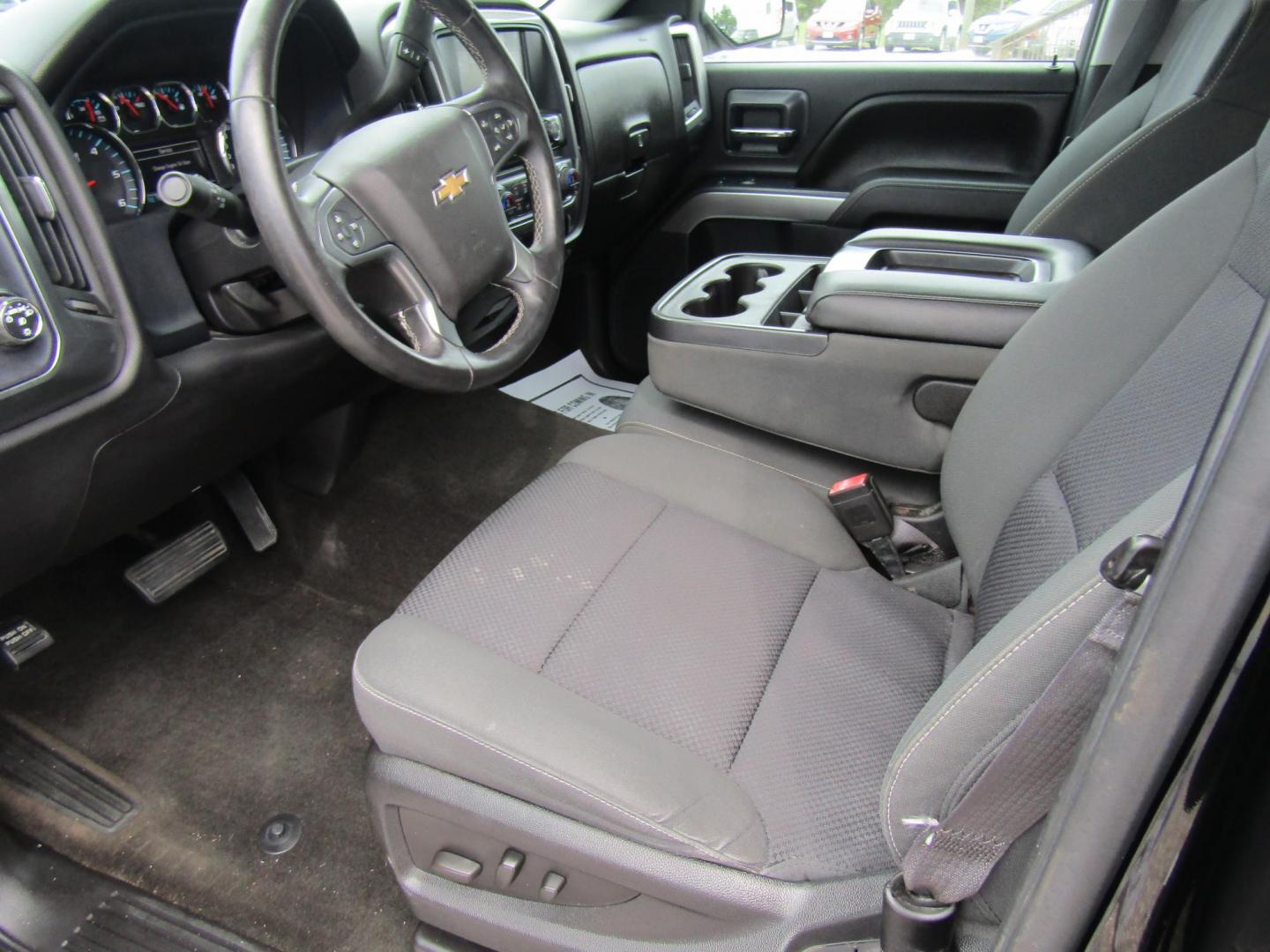 2015 Black Chevrolet Silverado 1500 LT Double Cab 2WD (1GCRCRECXFZ) with an 5.3L V8 OHV 16V engine, Automatic transmission, located at 15016 S Hwy 231, Midland City, AL, 36350, (334) 983-3001, 31.306210, -85.495277 - Photo#3