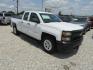 2015 White Chevrolet Silverado 1500 Work Truck Double Cab 2WD (1GCRCPEH9FZ) with an 4.3L V6 OHV 12V engine, Automatic transmission, located at 15016 S Hwy 231, Midland City, AL, 36350, (334) 983-3001, 31.306210, -85.495277 - Photo#0