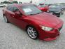 2017 Red Mazda Mazda6 i Touring AT (JM1GL1V51H1) with an 2.5L L4 DOHC 16V engine, Automatic transmission, located at 15016 S Hwy 231, Midland City, AL, 36350, (334) 983-3001, 31.306210, -85.495277 - Photo#0