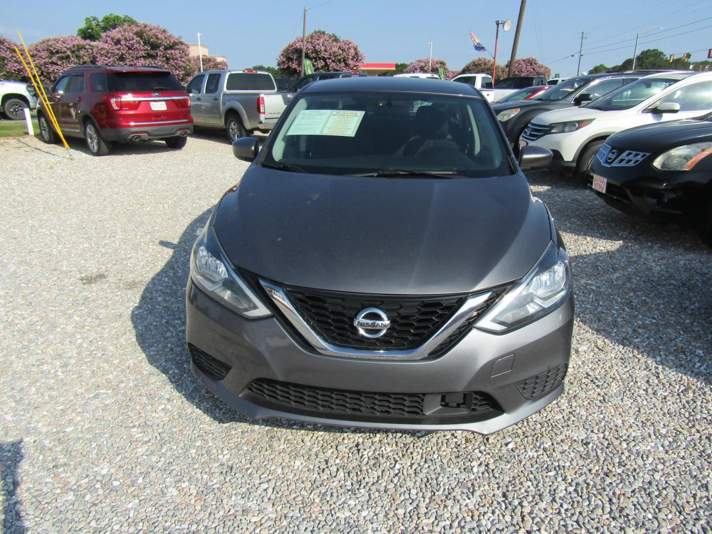 2018 Gray Nissan Sentra S CVT (3N1AB7AP5JY) with an 1.8L L4 SFI DOHC 16V engine, Automatic transmission, located at 15016 S Hwy 231, Midland City, AL, 36350, (334) 983-3001, 31.306210, -85.495277- Photo#1