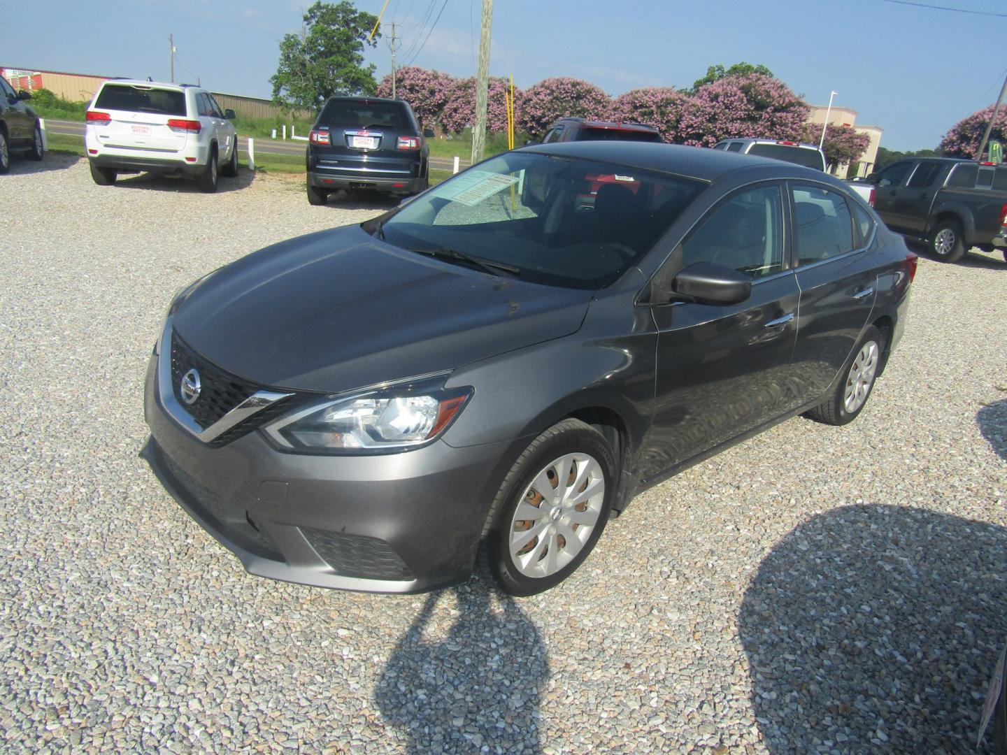 2018 Gray Nissan Sentra S CVT (3N1AB7AP5JY) with an 1.8L L4 SFI DOHC 16V engine, Automatic transmission, located at 15016 S Hwy 231, Midland City, AL, 36350, (334) 983-3001, 31.306210, -85.495277- Photo#2