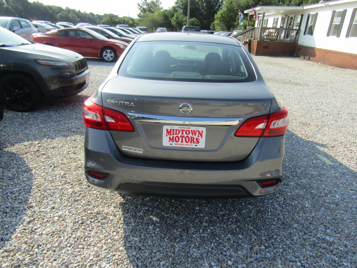 2018 Gray Nissan Sentra S CVT (3N1AB7AP5JY) with an 1.8L L4 SFI DOHC 16V engine, Automatic transmission, located at 15016 S Hwy 231, Midland City, AL, 36350, (334) 983-3001, 31.306210, -85.495277- Photo#6