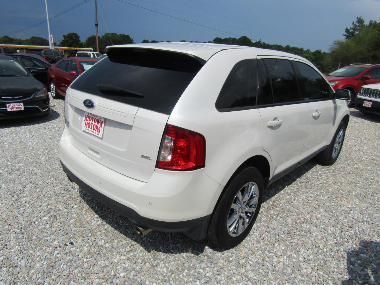 2013 White Ford Edge Sport FWD (2FMDK3AK2DB) with an 3.7L V6 DOHC 24V engine, Automatic transmission, located at 15016 S Hwy 231, Midland City, AL, 36350, (334) 983-3001, 31.306210, -85.495277- Photo#7