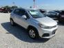 2018 Silver Chevrolet Trax LS FWD (3GNCJKSB4JL) with an 1.4L L4 DOHC 16V engine, Automatic transmission, located at 15016 S Hwy 231, Midland City, AL, 36350, (334) 983-3001, 31.306210, -85.495277- Photo#0