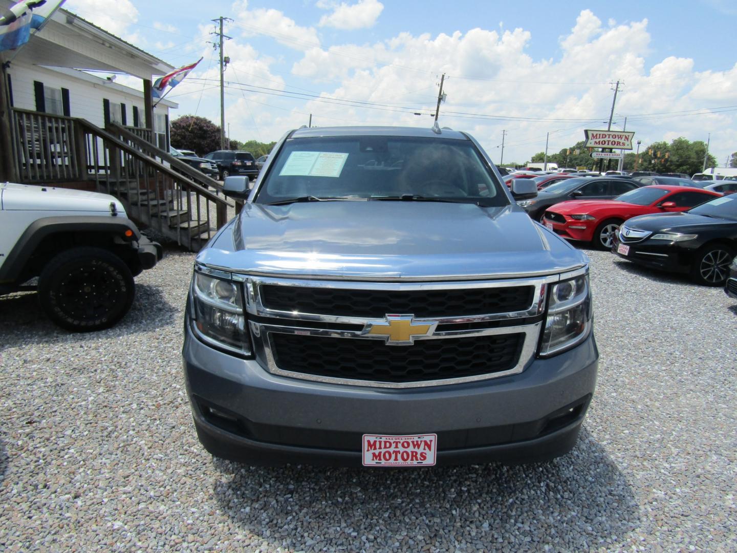 2016 Blue Chevrolet Tahoe LT 2WD (1GNSCBKC4GR) with an 5.3L V8 OHV 16V engine, Automatic transmission, located at 15016 S Hwy 231, Midland City, AL, 36350, (334) 983-3001, 31.306210, -85.495277- Photo#1