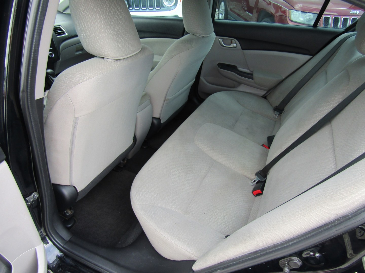 2013 Black Honda Civic LX Sedan 5-Speed AT (19XFB2F51DE) with an 1.8L L4 SOHC 16V engine, Automatic transmission, located at 15016 S Hwy 231, Midland City, AL, 36350, (334) 983-3001, 31.306210, -85.495277- Photo#4