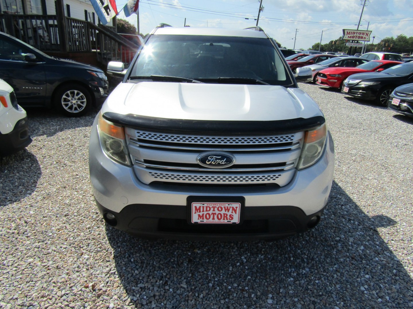 2013 Silver Ford Explorer Limited FWD (1FM5K7F84DG) with an 3.5L V6 DOHC 24V engine, Automatic transmission, located at 15016 S Hwy 231, Midland City, AL, 36350, (334) 983-3001, 31.306210, -85.495277- Photo#1