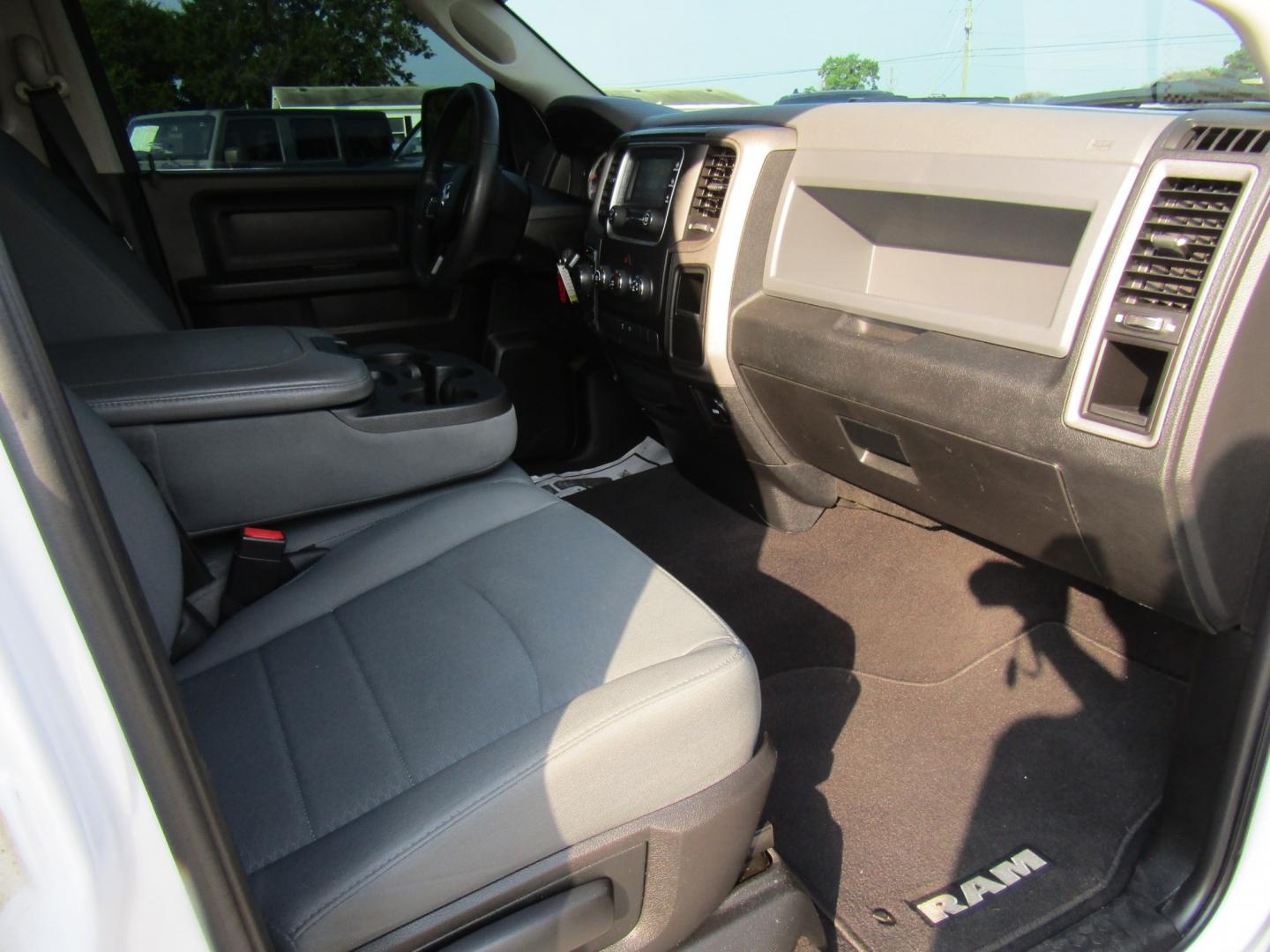 2018 White RAM 1500 Tradesman Quad Cab 4WD (1C6RR7FT2JS) with an 5.7L V8 OHV 16V engine, Automatic transmission, located at 15016 S Hwy 231, Midland City, AL, 36350, (334) 983-3001, 31.306210, -85.495277- Photo#8