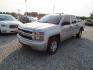 2014 Silver Chevrolet Silverado 1500 1LT Crew Cab 4WD (3GCUKREC9EG) with an 5.3L V8 OHV 16V engine, Automatic transmission, located at 15016 S Hwy 231, Midland City, AL, 36350, (334) 983-3001, 31.306210, -85.495277- Photo#2