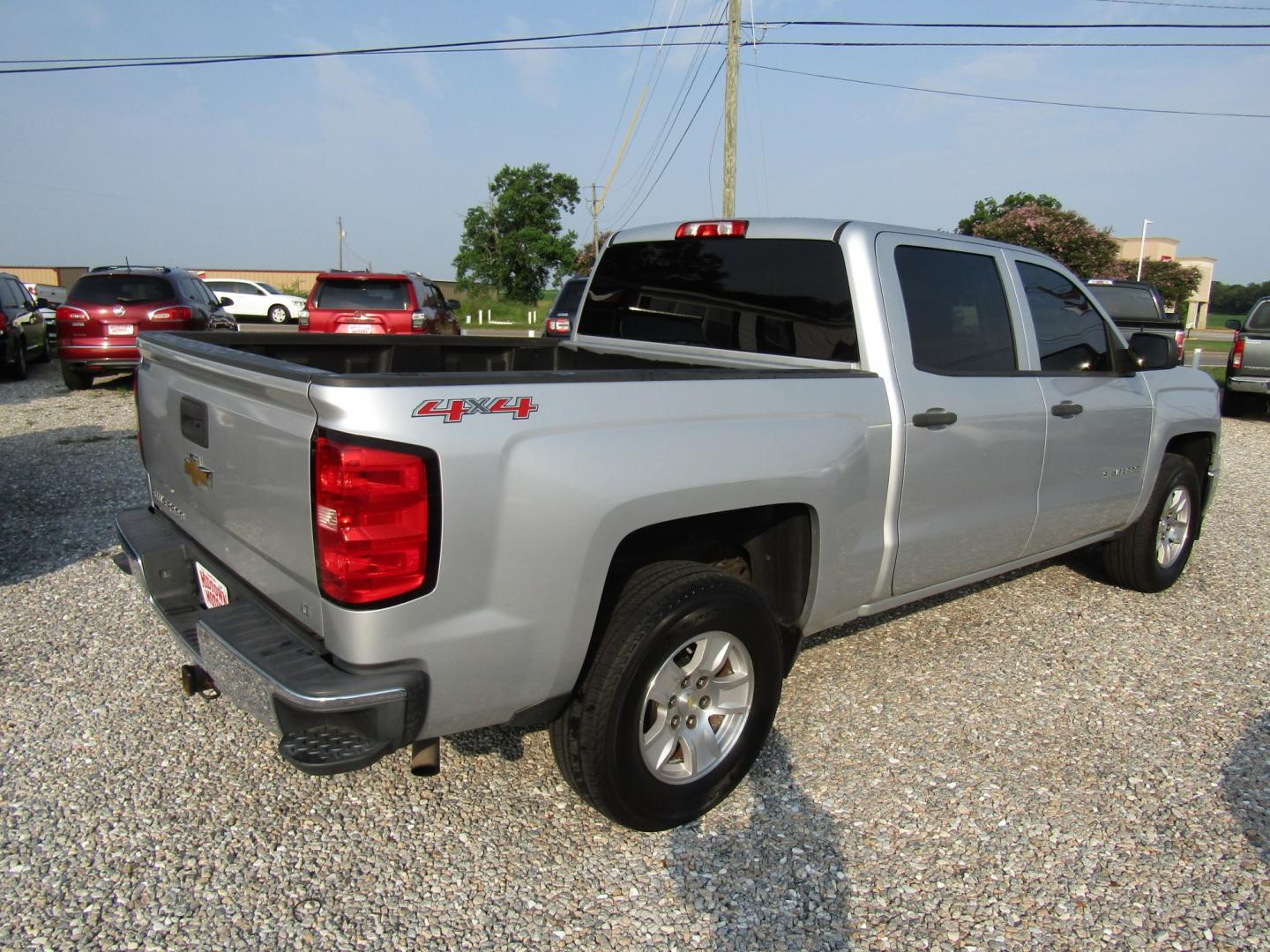2014 Silver Chevrolet Silverado 1500 1LT Crew Cab 4WD (3GCUKREC9EG) with an 5.3L V8 OHV 16V engine, Automatic transmission, located at 15016 S Hwy 231, Midland City, AL, 36350, (334) 983-3001, 31.306210, -85.495277- Photo#7