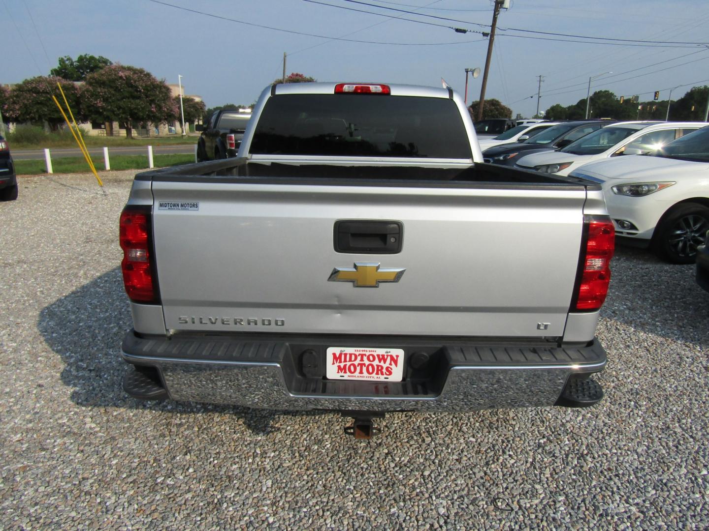 2014 Silver Chevrolet Silverado 1500 1LT Crew Cab 4WD (3GCUKREC9EG) with an 5.3L V8 OHV 16V engine, Automatic transmission, located at 15016 S Hwy 231, Midland City, AL, 36350, (334) 983-3001, 31.306210, -85.495277- Photo#6