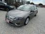 2012 Gray Ford Fusion SEL (3FAHP0JA9CR) with an 2.5L L4 DOHC 16V engine, Automatic transmission, located at 15016 S Hwy 231, Midland City, AL, 36350, (334) 983-3001, 31.306210, -85.495277- Photo#1