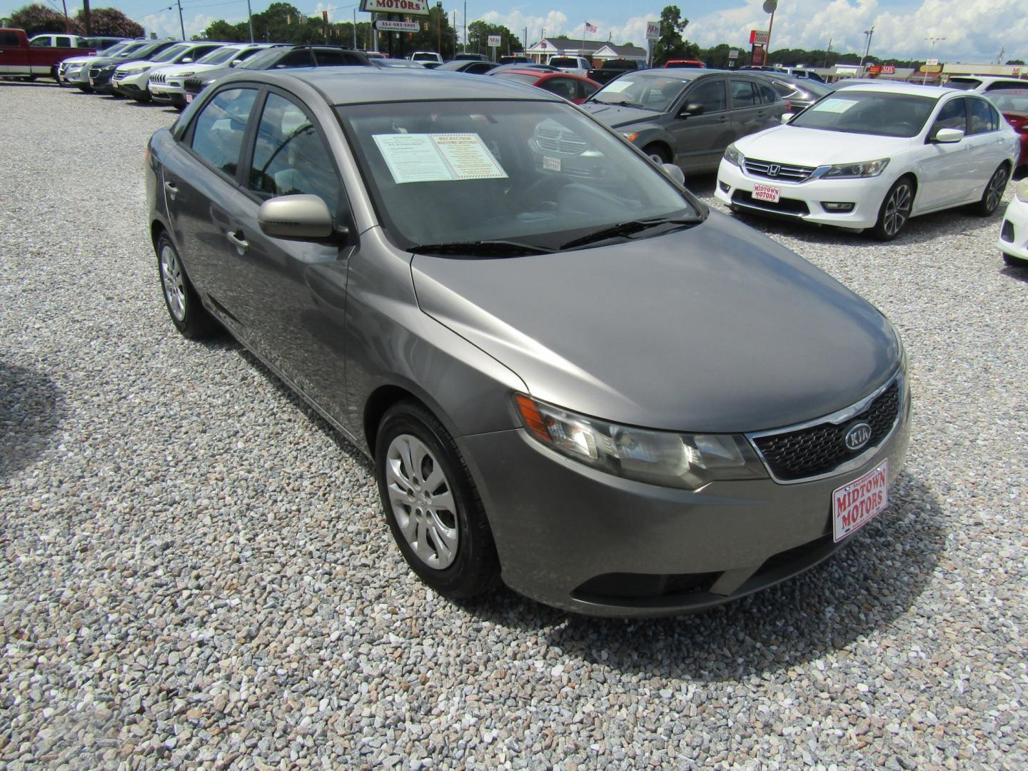 2012 Silver Kia Forte EX (KNAFU4A23C5) with an 2.0L L4 DOHC 16V engine, Automatic transmission, located at 15016 S Hwy 231, Midland City, AL, 36350, (334) 983-3001, 31.306210, -85.495277- Photo#0