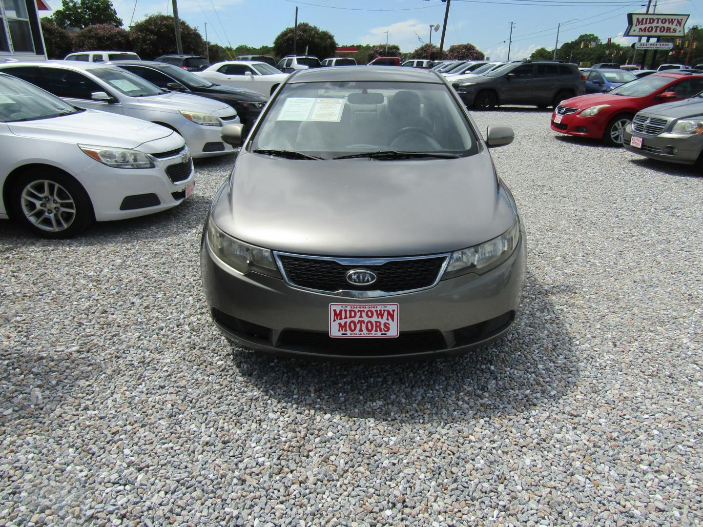 2012 Silver Kia Forte EX (KNAFU4A23C5) with an 2.0L L4 DOHC 16V engine, Automatic transmission, located at 15016 S Hwy 231, Midland City, AL, 36350, (334) 983-3001, 31.306210, -85.495277- Photo#1