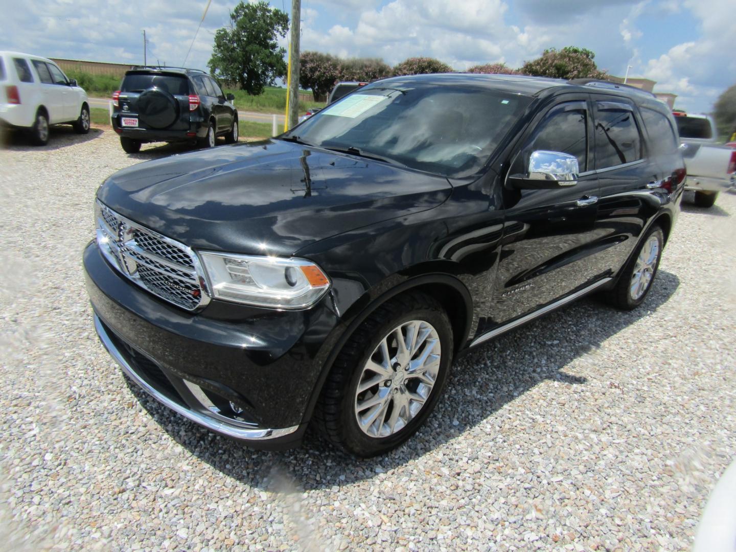2015 Black Dodge Durango Citadel 2WD (1C4RDHEG9FC) with an 3.6L V6 DOHC 24V engine, Automatic transmission, located at 15016 S Hwy 231, Midland City, AL, 36350, (334) 983-3001, 31.306210, -85.495277- Photo#2