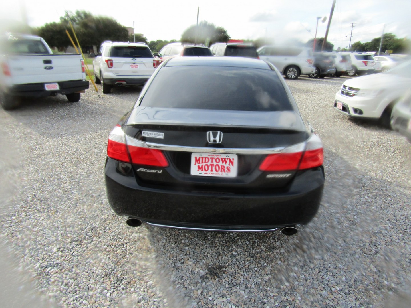 2014 Black Honda Accord Sport Sedan CVT (1HGCR2F5XEA) with an 2.4L L4 DOHC 16V engine, Automatic transmission, located at 15016 S Hwy 231, Midland City, AL, 36350, (334) 983-3001, 31.306210, -85.495277- Photo#6