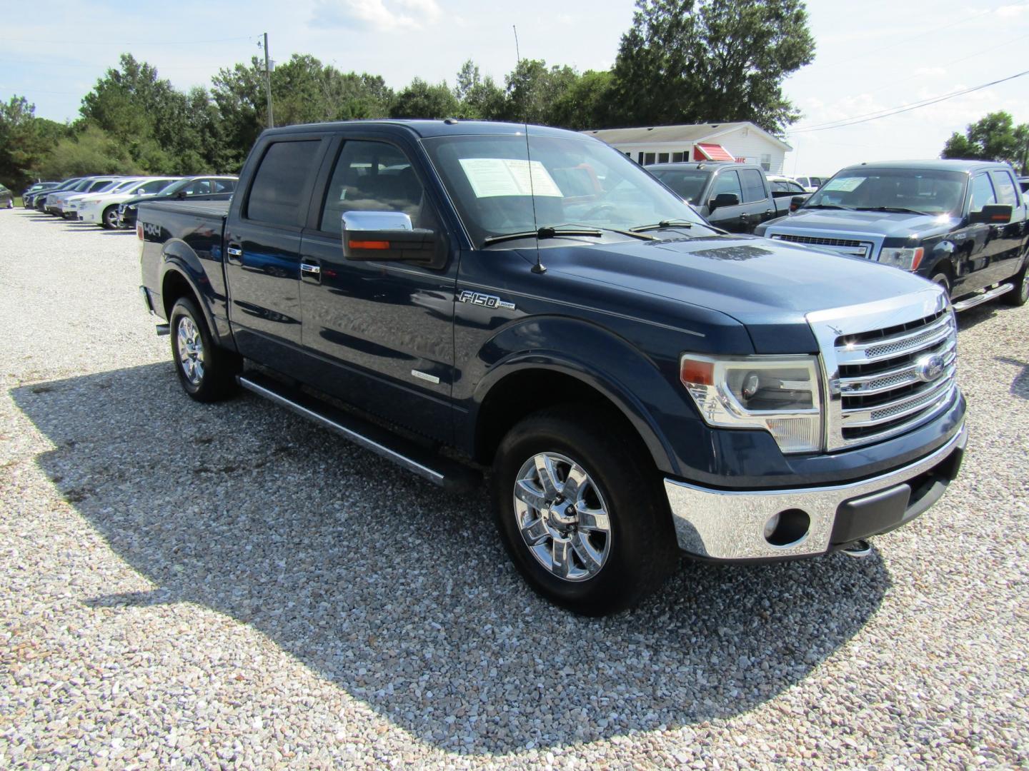 2013 Blue Ford F-150 XLT SuperCrew 6.5-ft. Bed 4WD (1FTFW1ET6DF) with an 3.5L V6 TURBO engine, Automatic transmission, located at 15016 S Hwy 231, Midland City, AL, 36350, (334) 983-3001, 31.306210, -85.495277- Photo#0