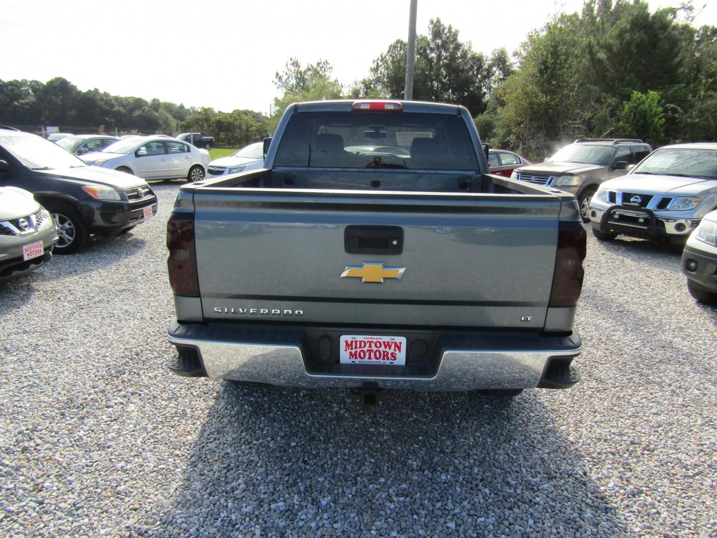 2014 Blue Chevrolet Silverado 1500 1LT Crew Cab 4WD (3GCUKREC5EG) with an 5.3L V8 OHV 16V engine, Automatic transmission, located at 15016 S Hwy 231, Midland City, AL, 36350, (334) 983-3001, 31.306210, -85.495277- Photo#6