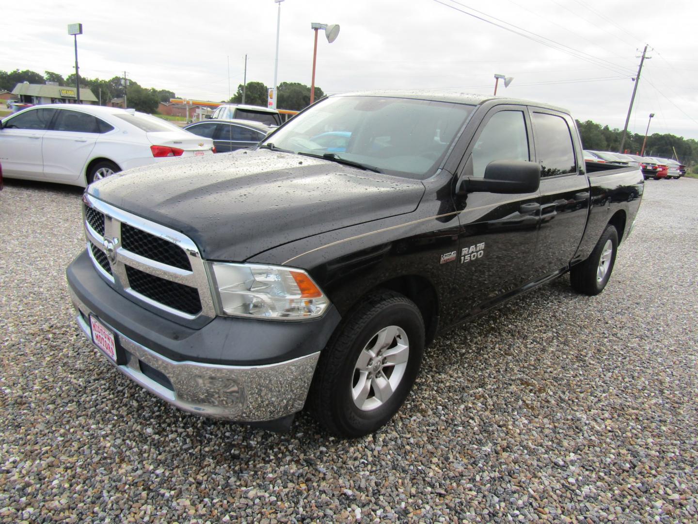 2015 Black Ram 1500 Tradesman Crew Cab LWB 2WD (1C6RR6ST8FS) with an 5.7L V8 OHV 16V engine, Automatic transmission, located at 15016 S Hwy 231, Midland City, AL, 36350, (334) 983-3001, 31.306210, -85.495277- Photo#1
