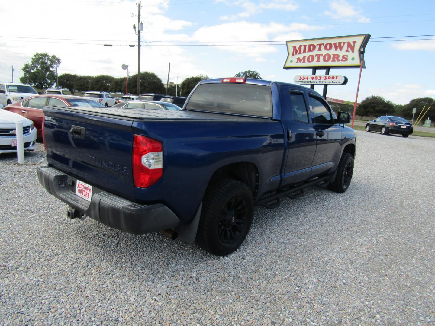 2015 Blue Toyota Tundra SR5 4.6L V8 Double Cab 2WD (5TFRM5F15FX) with an 4.6L V8 DOHC 32V engine, Automatic transmission, located at 15016 S Hwy 231, Midland City, AL, 36350, (334) 983-3001, 31.306210, -85.495277- Photo#7