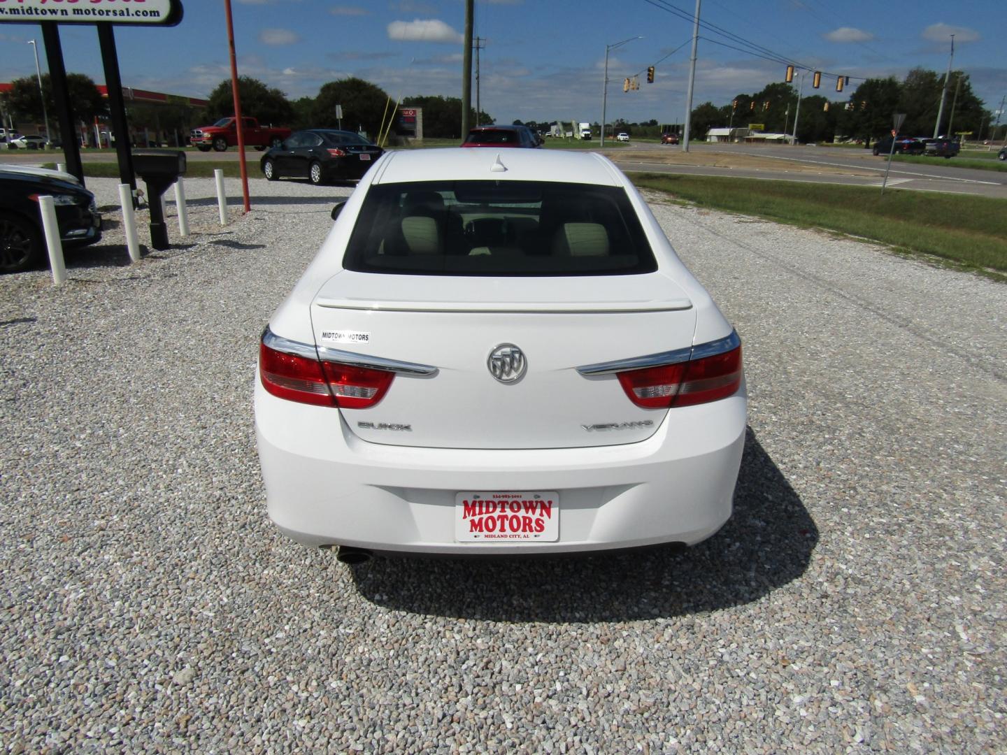 2013 White Buick Verano Base (1G4PP5SK6D4) with an 2.4L L4 DOHC 16V FFV engine, Automatic transmission, located at 15016 S Hwy 231, Midland City, AL, 36350, (334) 983-3001, 31.306210, -85.495277- Photo#6