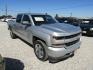 2018 Silver Chevrolet Silverado 1500 Custom Crew Cab 2WD (3GCPCPEC5JG) with an 5.3L V8 OHV 16V engine, Automatic transmission, located at 15016 S Hwy 231, Midland City, AL, 36350, (334) 983-3001, 31.306210, -85.495277- Photo#0