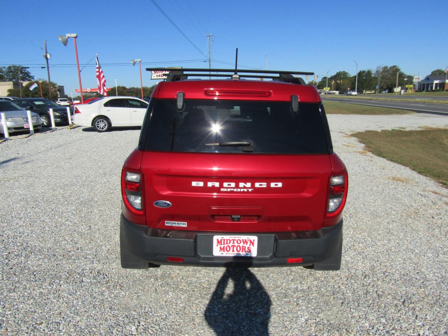 2021 Red Ford Bronco Sport Big Bend (3FMCR9B69MR) with an 1.5L L3 engine, Automatic transmission, located at 15016 S Hwy 231, Midland City, AL, 36350, (334) 983-3001, 31.306210, -85.495277- Photo#6